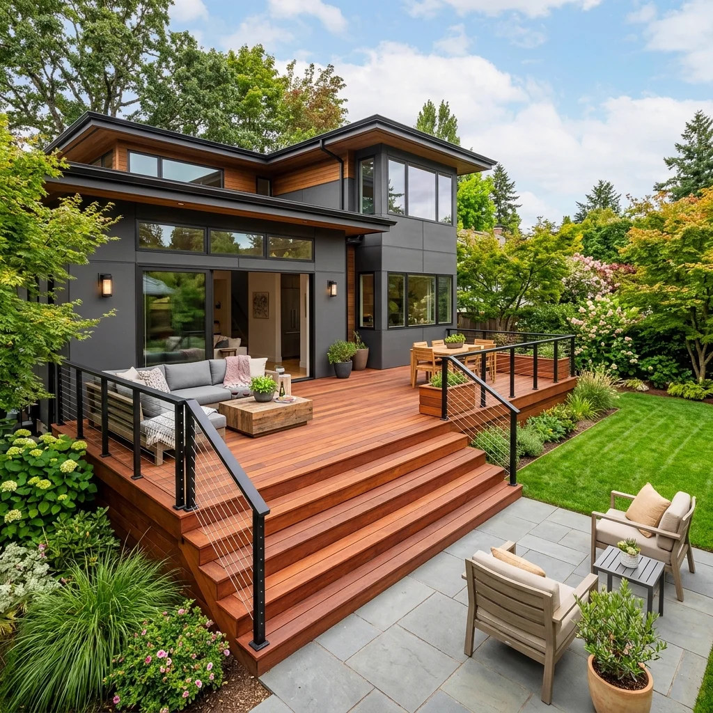 Decks and porches project planning and finish work
