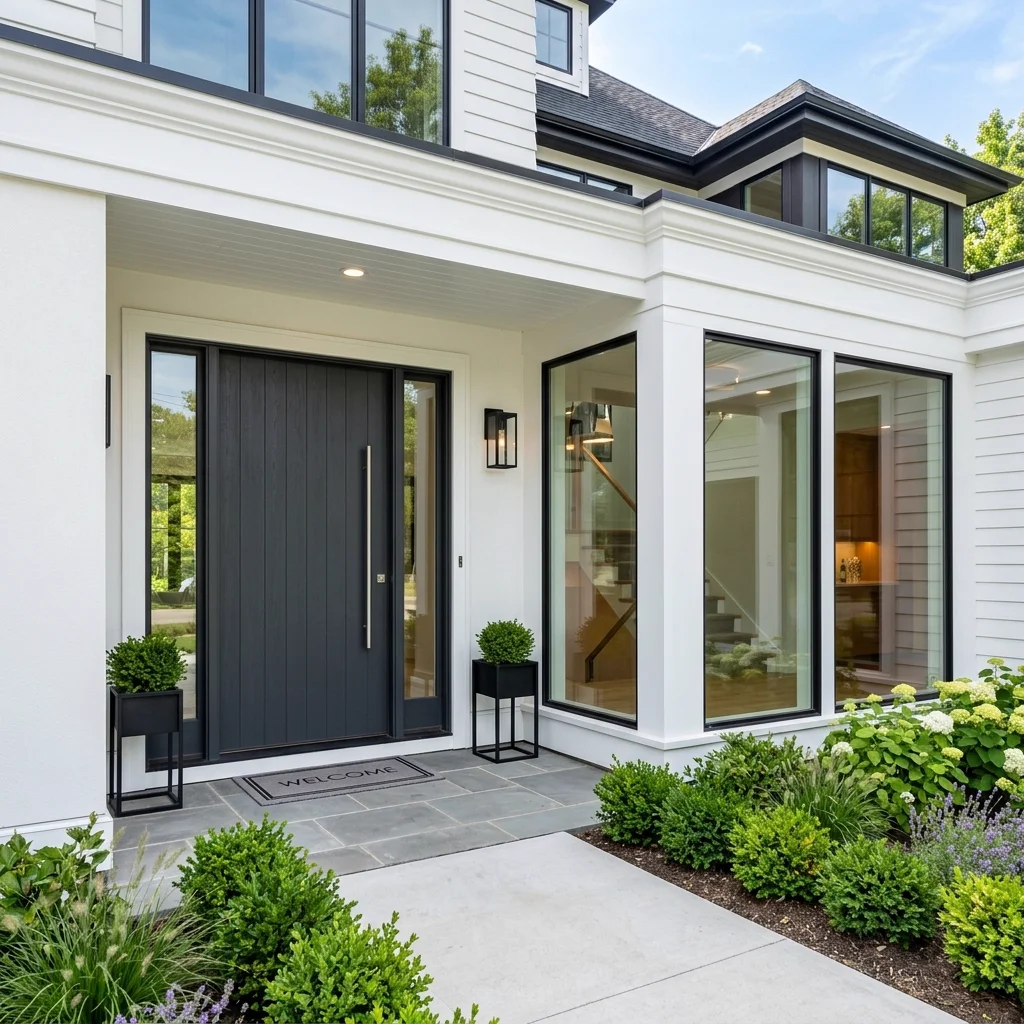 Windows and doors project planning and finish work